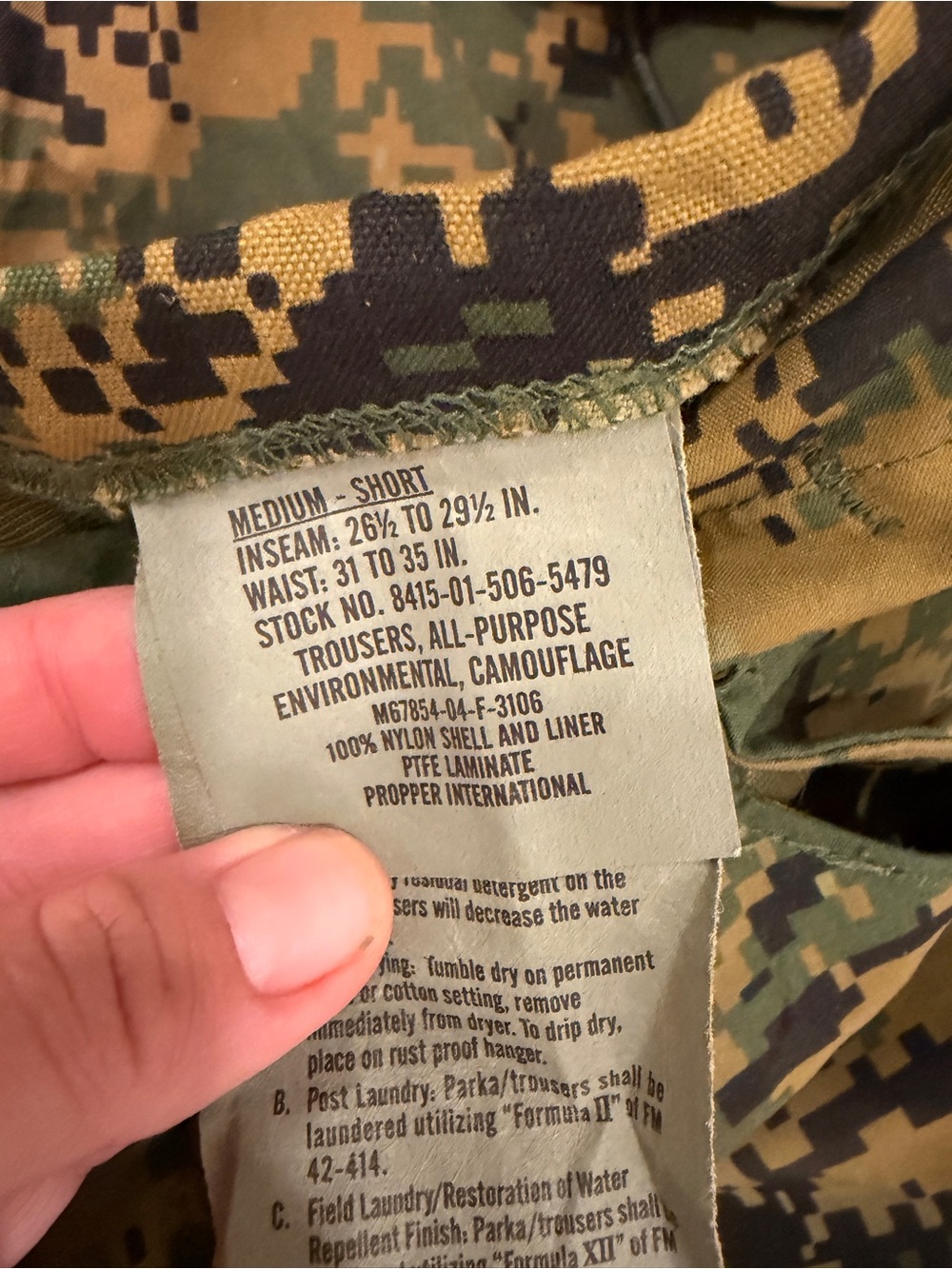 Men's Military Field Jacket & Pants in Woodland Camo Perka waterproof - Picture 3 of 4